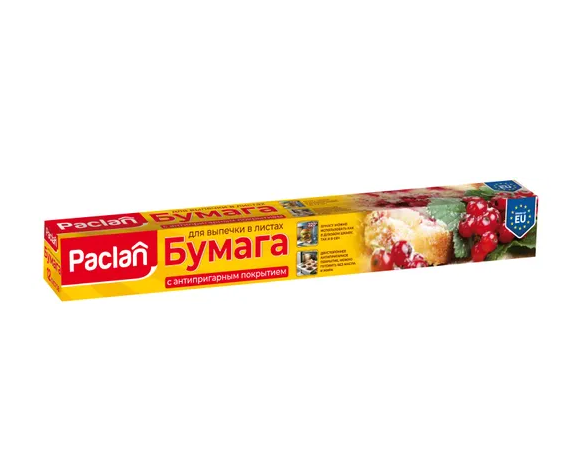 Бумага для выпечки в листах 36*42см. 12шт в коробке белая (24)