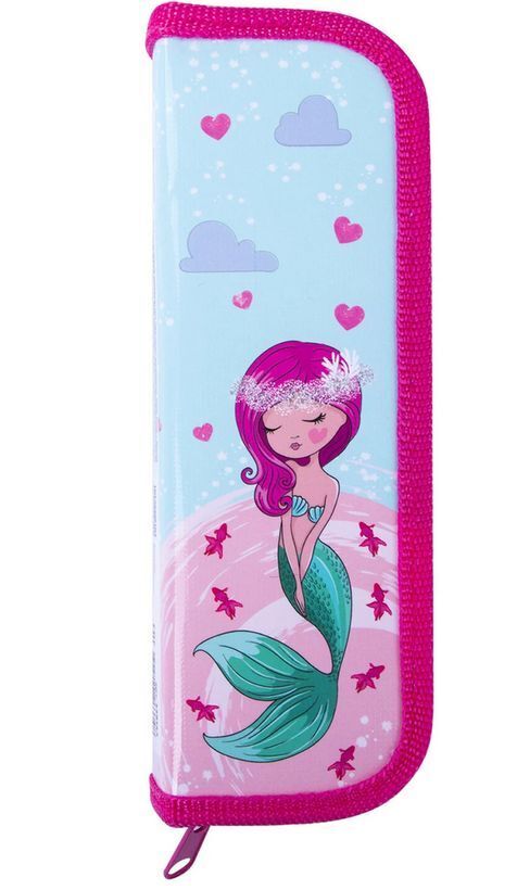 Пенал 1отд. Юнландия Mermaid 19*7см