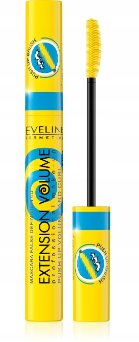 Тушь для ресниц Eveline 10мл. Extension Volume Push Up потрясающий эффект