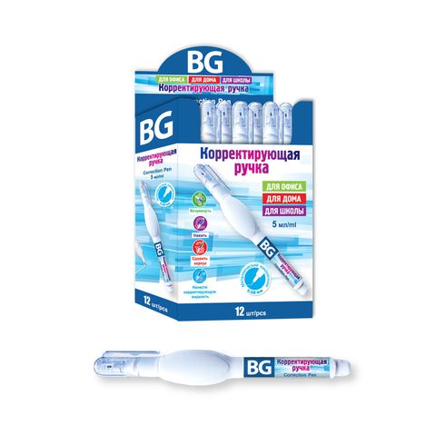 Корр.каранд. BG 5ml мет.након. (уп.12)