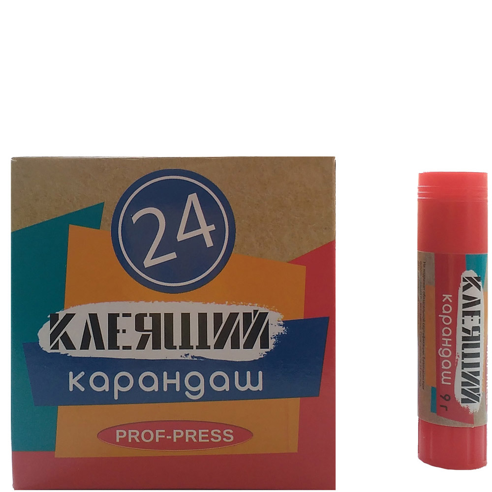 Клей карандаш 09 гр. ПрофПресс (24)