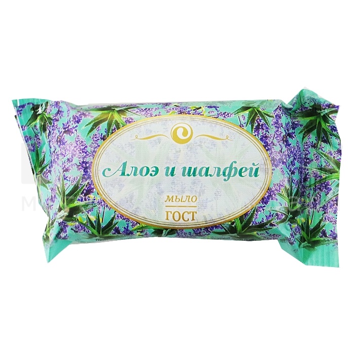 Мыло Екатеринбург 150г. Алоэ и шалфей флоу пак (70)