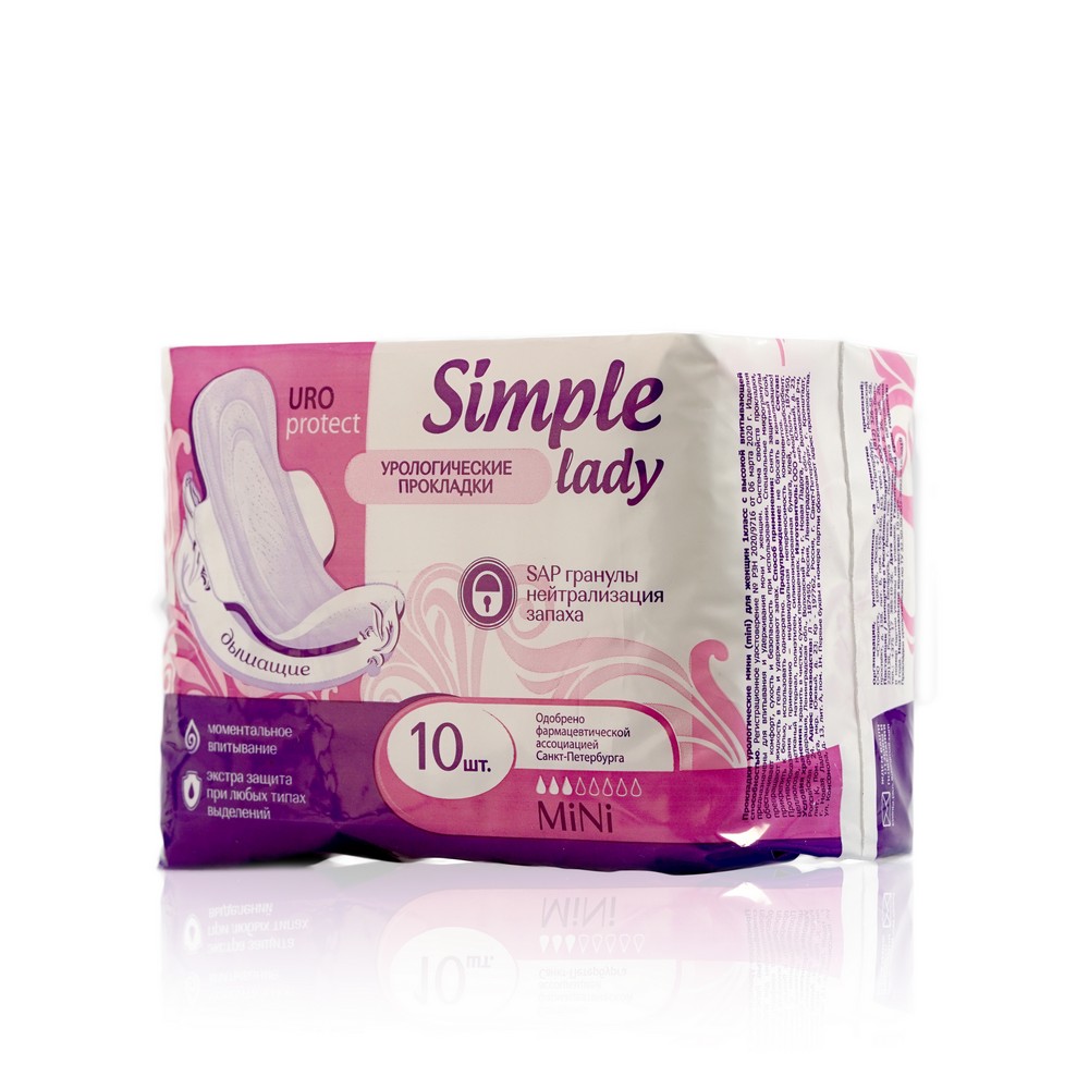 Прокладки DAY SPA урол. simple lady mini 10шт. (30)