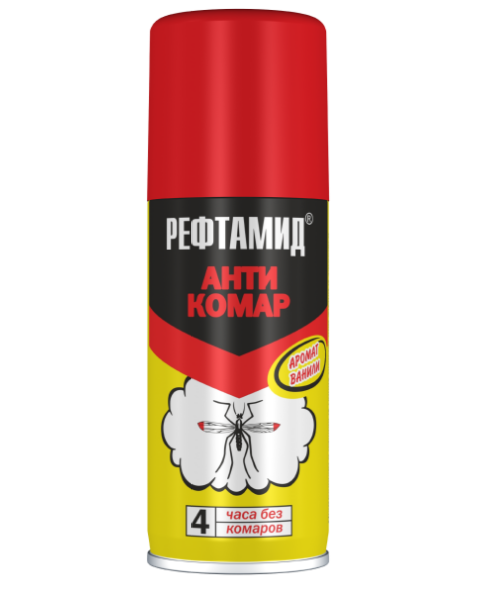 Дихлофос-репеллент Рефтамид 100мл. Антикомар (15)