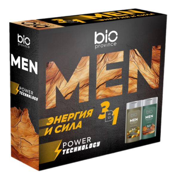 ПН/МУЖ. BIOPROVINCE MENS TOTEMS (Гель для душа 250мл+гель для душа 250мл) (6)