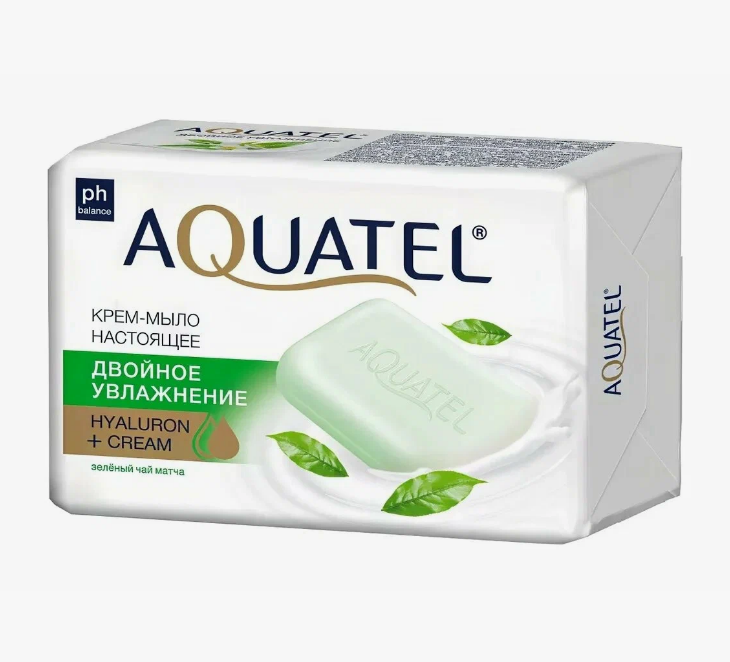 Мыло Aquatel 4*75г. Зеленый чай (24)