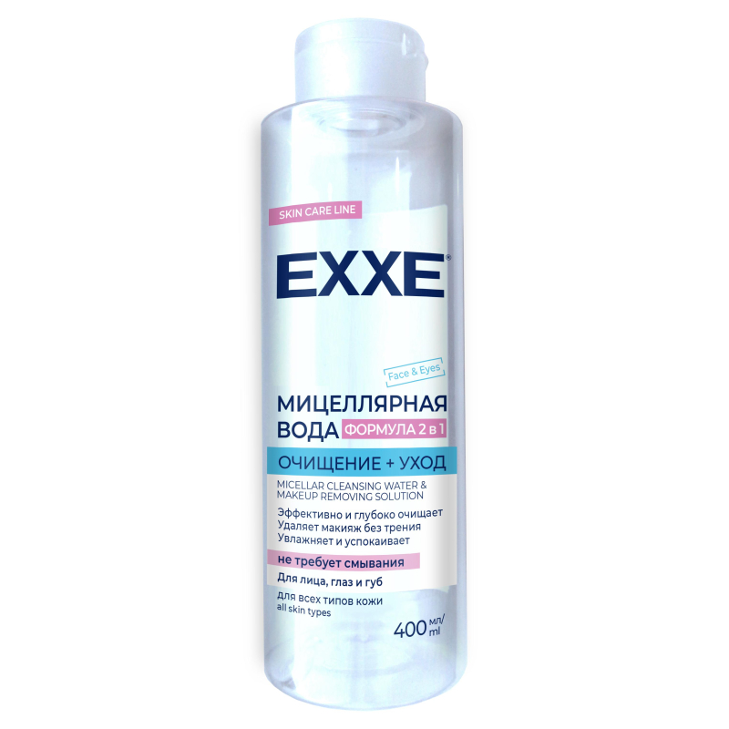 Мицеллярная вода Exxe 400мл. Очищение+уход (12)
