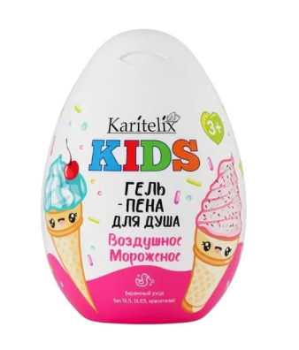 Пена для ванн Karitelix KIDS 370мл. гель Воздушное мороженое (8)