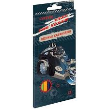 Набор цв. карандашей 12цв. deVente Feel the speed