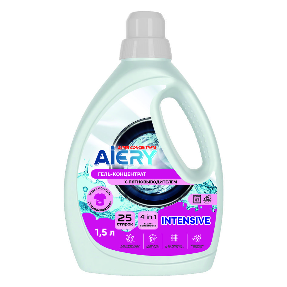 Стир.гель Aiery 1,5л. intensive с пятновыводителем (8)
