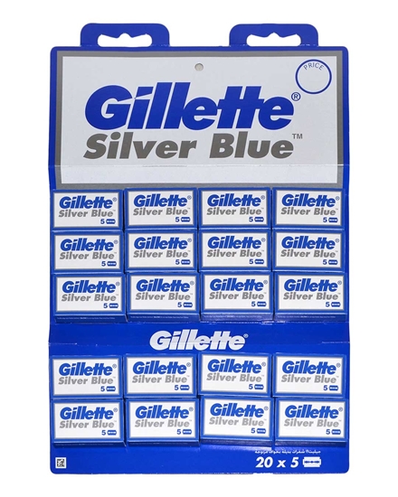 Лезвия Gillette Stainless Silver Blue 5шт. (уп.20)