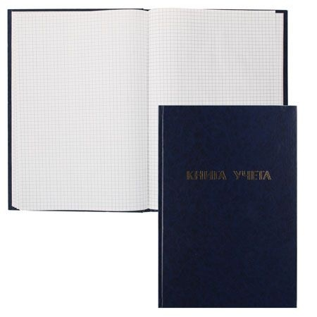 Книга учета 96л. бум/вин клетка офсет