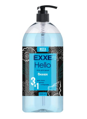 Гель для душа EXXE 1л. муж. 2в1 Сила и энергия (4)