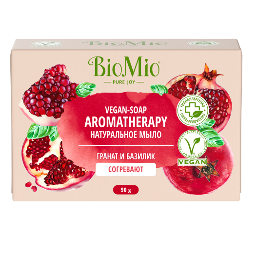 Мыло BioMio 90г. Гранат и базилик