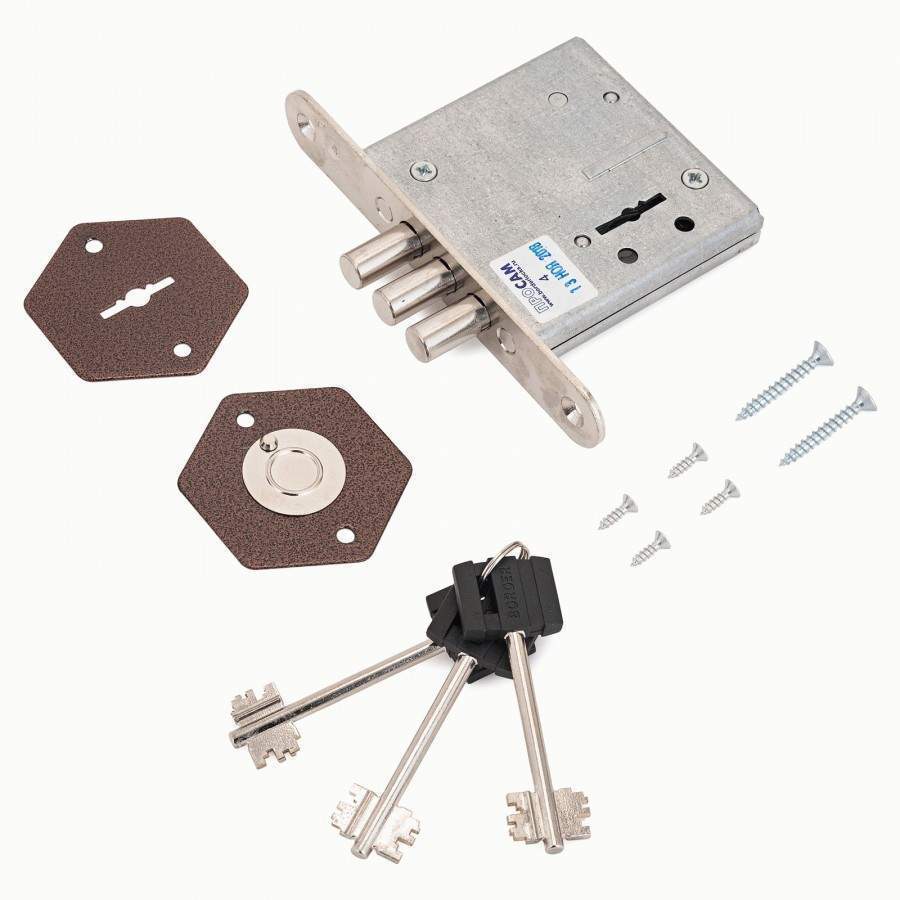 Замок врезной Рязань ЗВ 8-8/13 б/о б/руч 80100