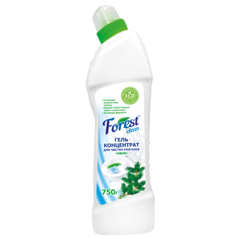 Ср-во Forest 750мл. Гель д/унитаза Хвоя