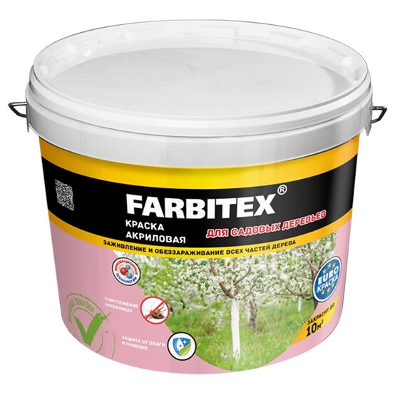 Краска д/деревьев FARBITEX 1,2кг. (6)
