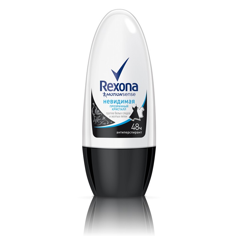 Дез. шарик Rexona 50мл. жен. Прозрачный Кристалл (6)