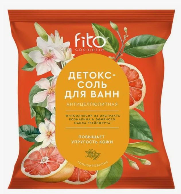 Соль для ванн ELIXIRICA 500г. Детокс антицеллюлитная (10)