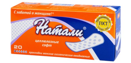 Прокладки Натали на к.д. 20шт. Софт е-10 (48)