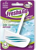 Освежитель для унитаза Fresh & Go для унитаза с корзинкой Лесной