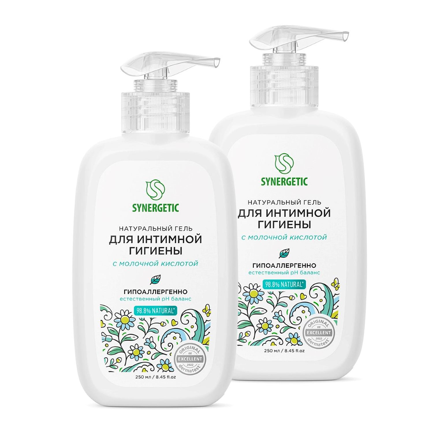 Интим-Гель Synergetic 250мл. С молочной кислотой