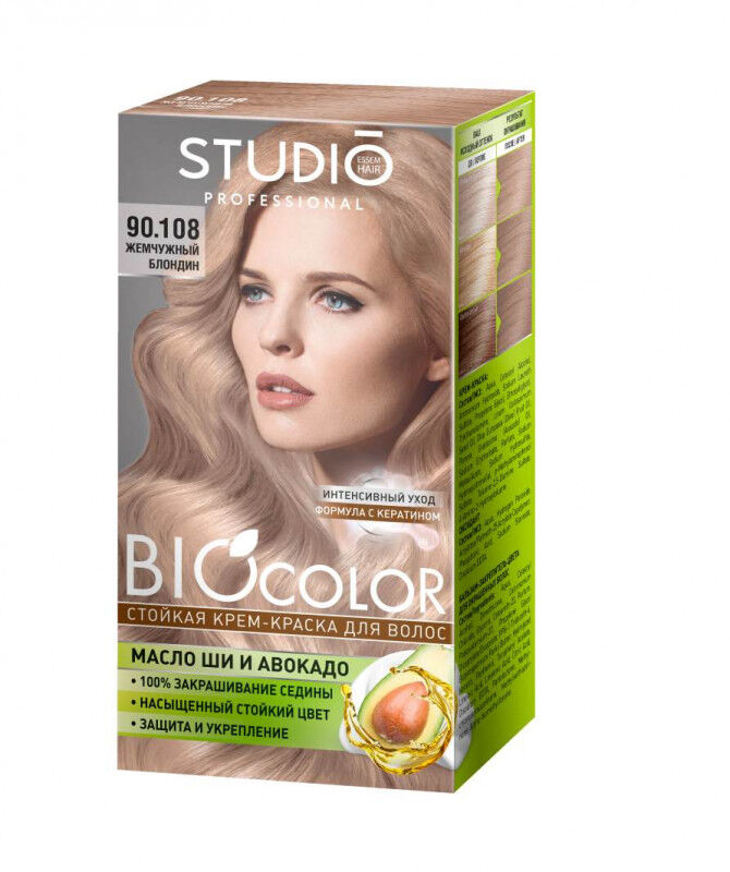 Краска д/волос Biocolor 90.108 Жемчужный блондин