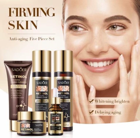 ПН/ЖЕН. SADOER Anti-Aging уходовая косметика для лица с ретинолом