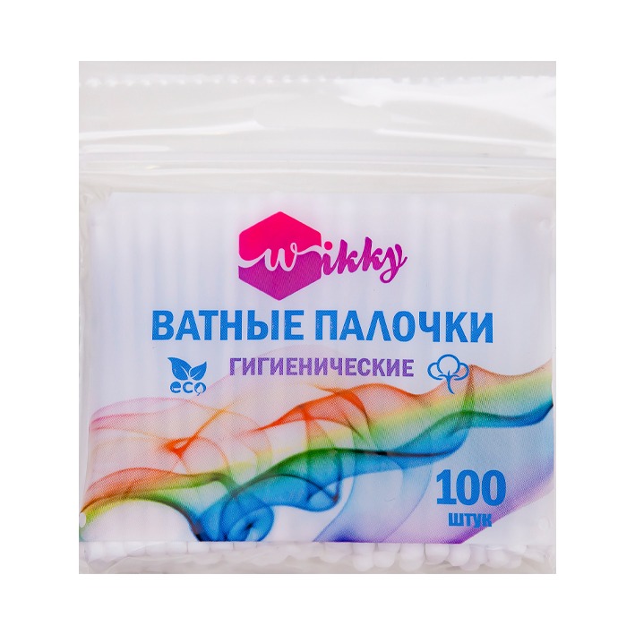 Ватные палочки Wikky 200шт. п/э (28)