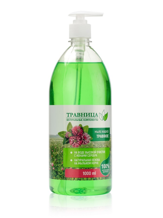 Мыло жидк. Травница 1л. Травяное (12)