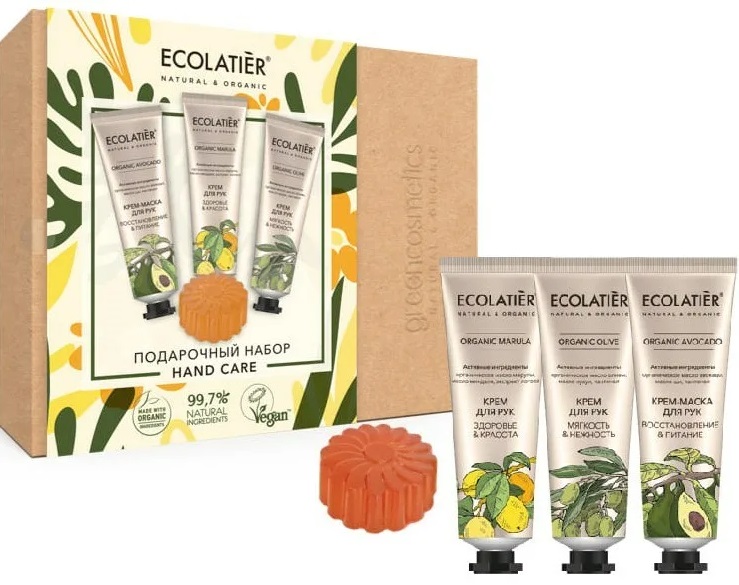 ПН/ЖЕН. ЕCL ECOLATIER® "Hand Сare" (крем 30мл*3шт)