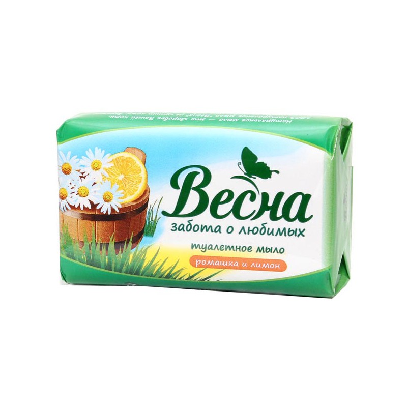 Мыло Весна 90г. Ромашка и лимон 6083 (уп.6) (72)