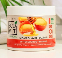 Маска д/волос ECOandVIT 380мл. SOS Интенсивное питание