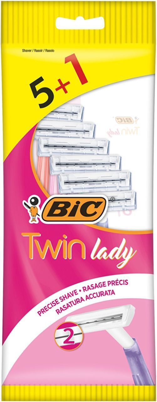 Станки Bic Twin Lady одноразовые 6шт.