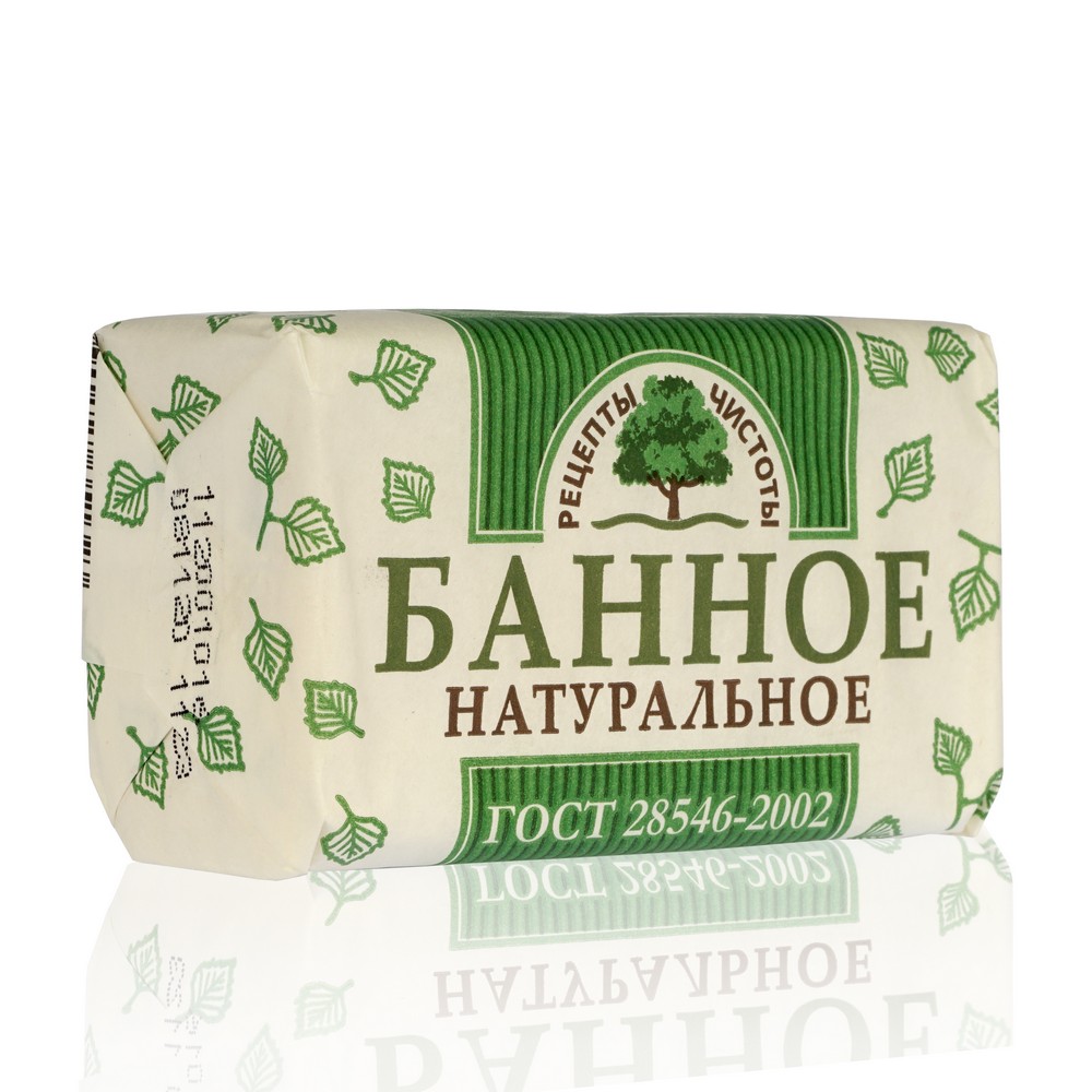 Мыло НМЖК 180г. Банное Рецепты чистоты 132 (36)
