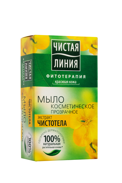 Мыло Чист. линия 80г. Экстракт Чистотела