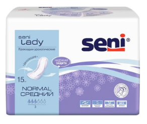 Прокладки Белла Seni Lady 15шт нормал урологические (20)