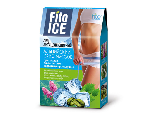 Маска д/лица FITOICE ЛЕД Антицелюлитный Альпийский крио массаж4601
