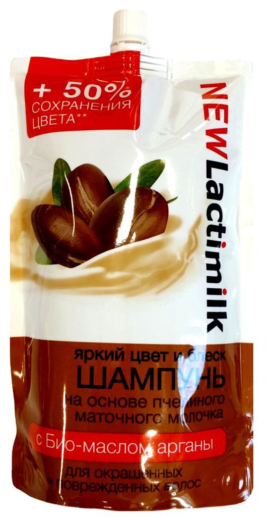 Шампунь Lactimilk 500мл. Яркий цвет и блеск