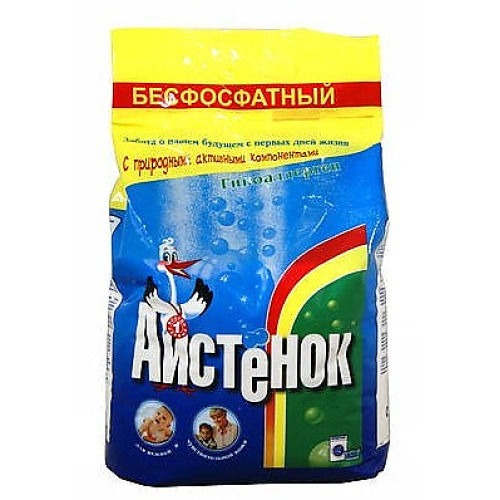 Стир.порошок Аистенок ручн. 4кг.