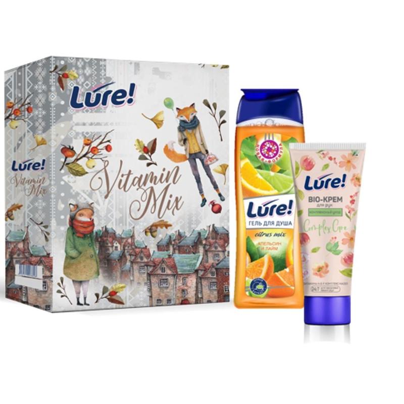 ПН/ЖЕН. Lure Vitamine mix (гель д/душа+крем д/рук) 9753