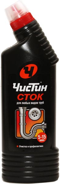 Ср-во Чистин 750мл. для очистки канализационных труб (14)
