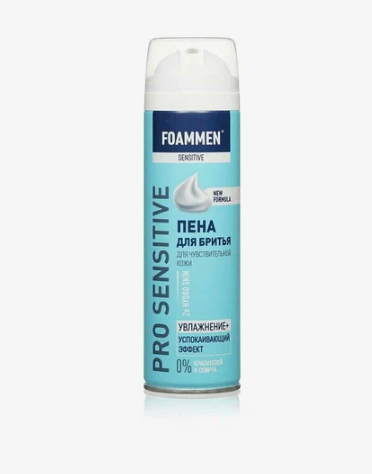 Пена д/бритья Foammen 200мл. Увлажнение д/чувств. кожи (12)