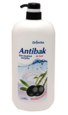 ЖМС Antibak 1.1л. de Luxe Бамбук и олива (12)***
