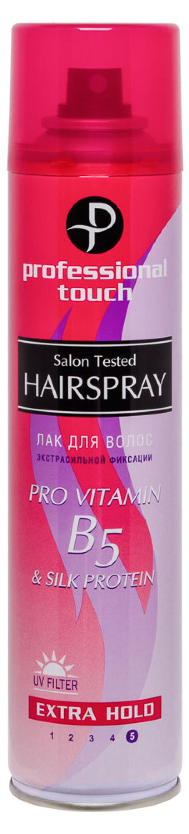 Лак д/волос Prof.Touch 265мл. ЭСФ Pro vitamin B5 & Multi Vitamins