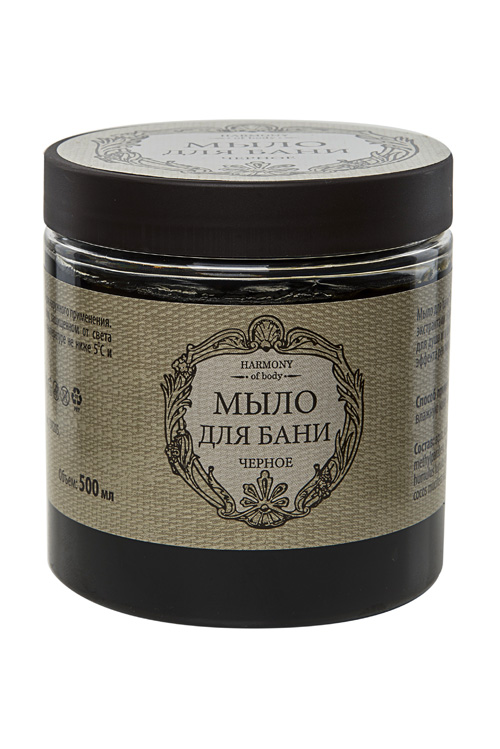 Мыло жидк. Harmony of body 500мл. Черное (24)