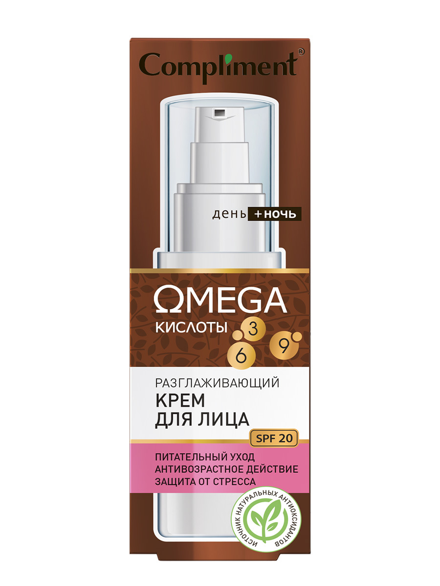 Крем Compliment 50мл, д/лица разглаживающий OMEGA