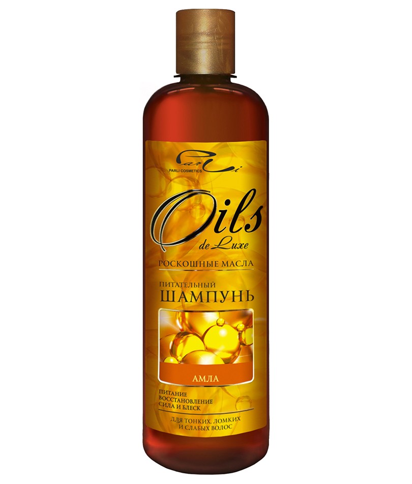 Шампунь Oils de Luxe 500мл. Амла д/тонких, ломких и слабых