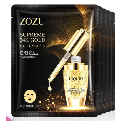 Маска д/лица ZOZU 4K Gold с гиалуроновой кислотой
