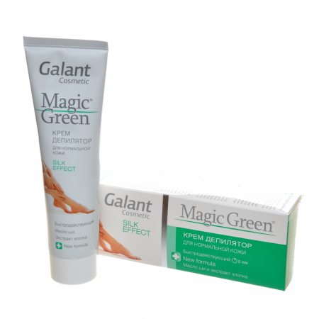 Депилятор-крем Galant Cosmetic 100мл. депилятор 5мин. Magic Green д/норм. кожи
